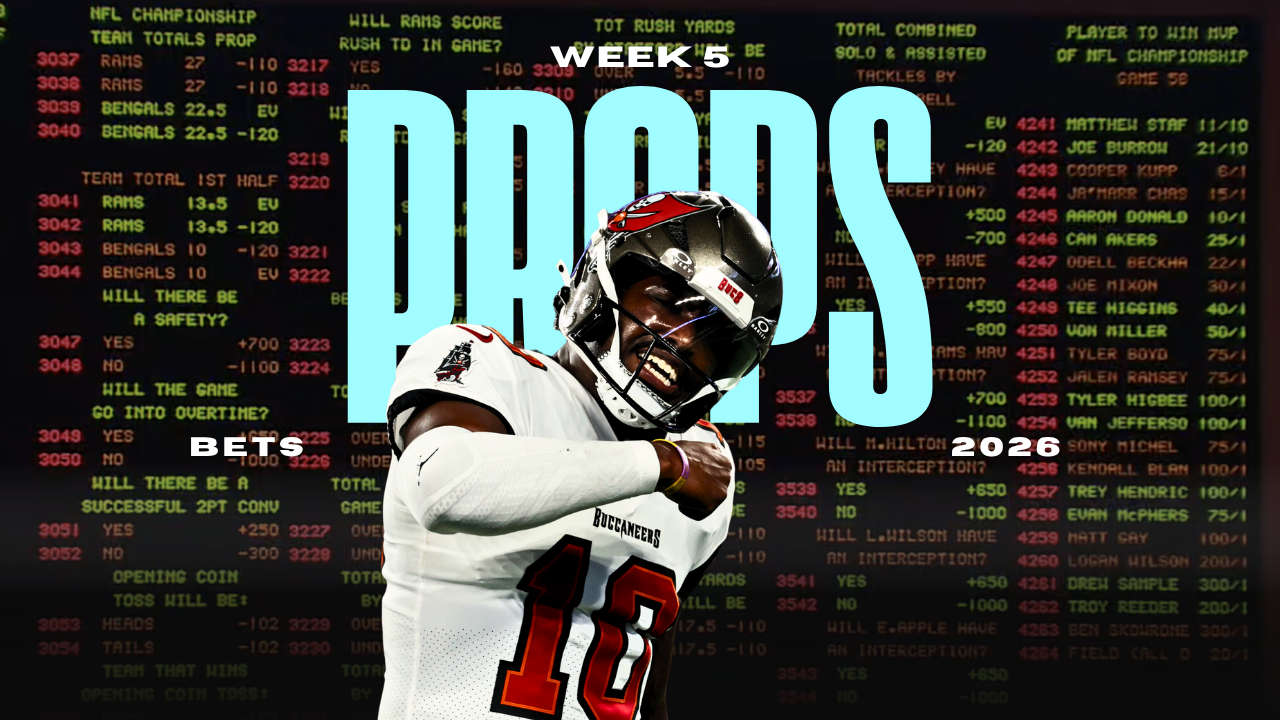 Player Prop Bets for Week 5